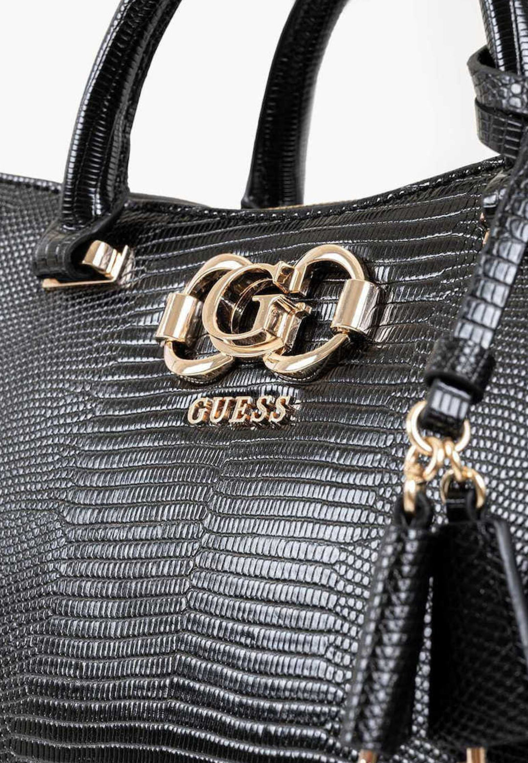 Guess Torba na ramię Anadela 3 Comp Satch Black