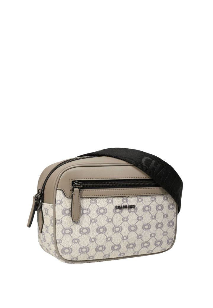 Chabrand Sacoche Ecru Gris Garnie Cuir