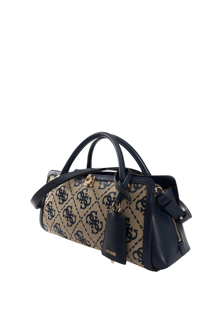 Guess Håndtaske Audrey Petit Monogramme Navy Logo