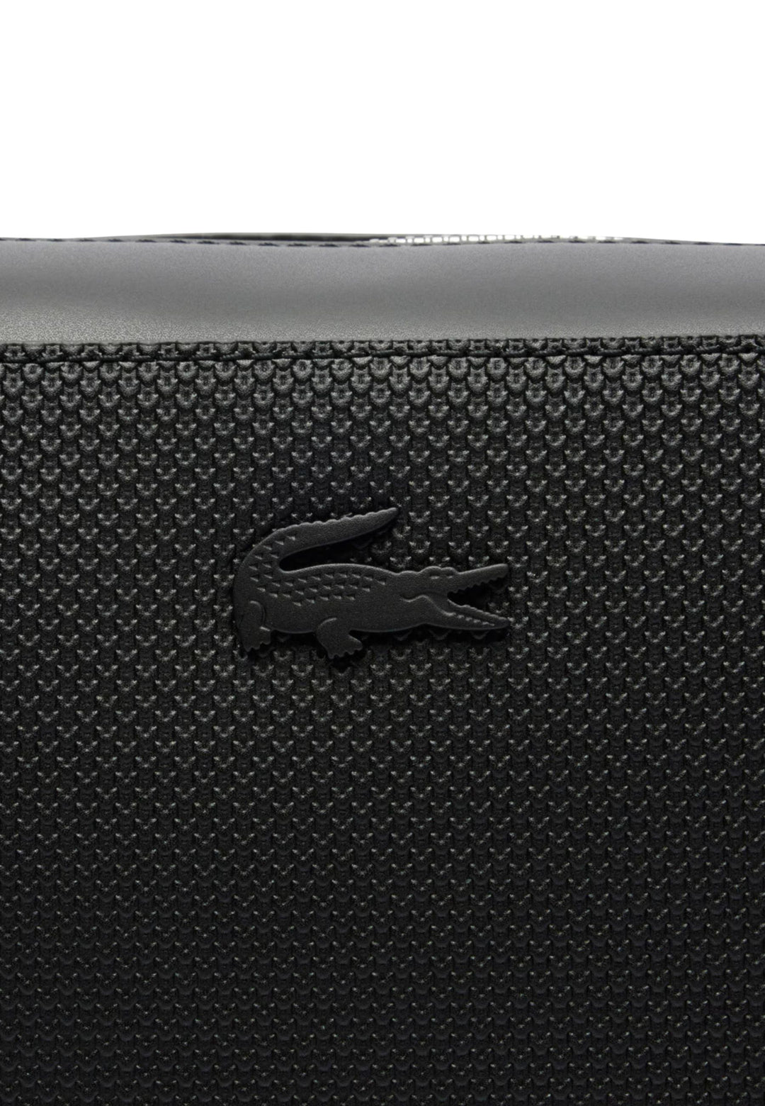 Mala de ombro Lacoste Chantaco em couro NH5060CE Preto