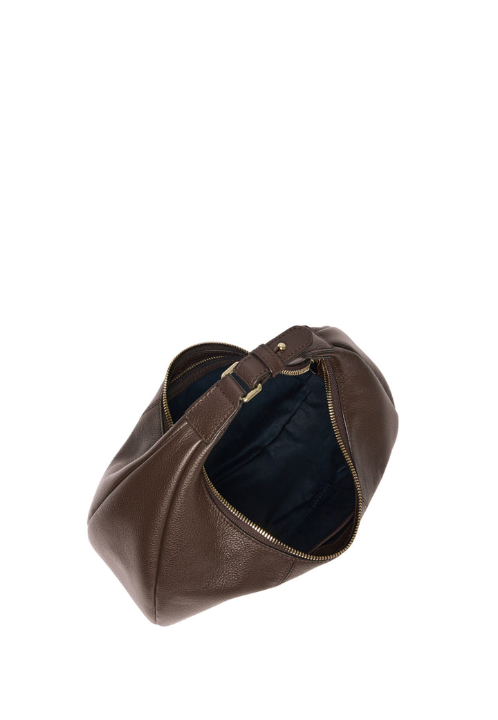 Le Tanneur Petit Sac hobo Juliette Marron Arabica