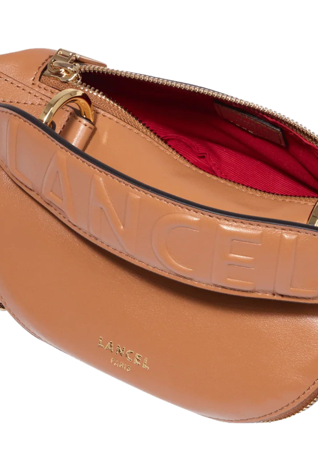 Lancel Mini Origami-håndtaske i kamelfarve til kvinder A1252620TU