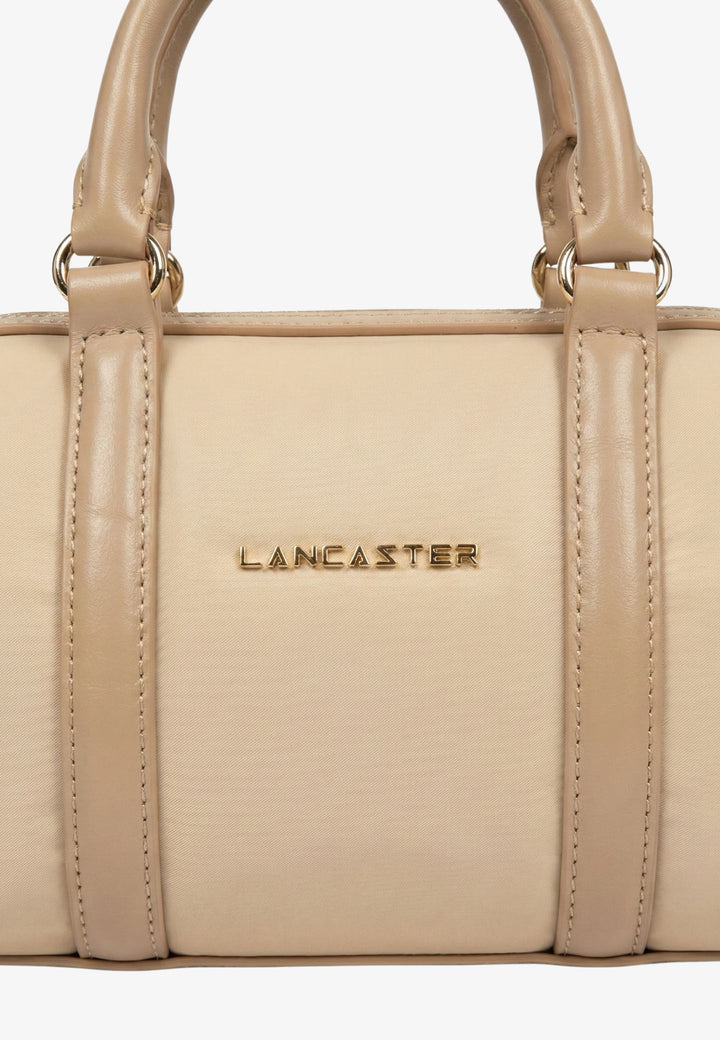 Lancaster Borsa a cilindro con zip S Basic Ana Beige