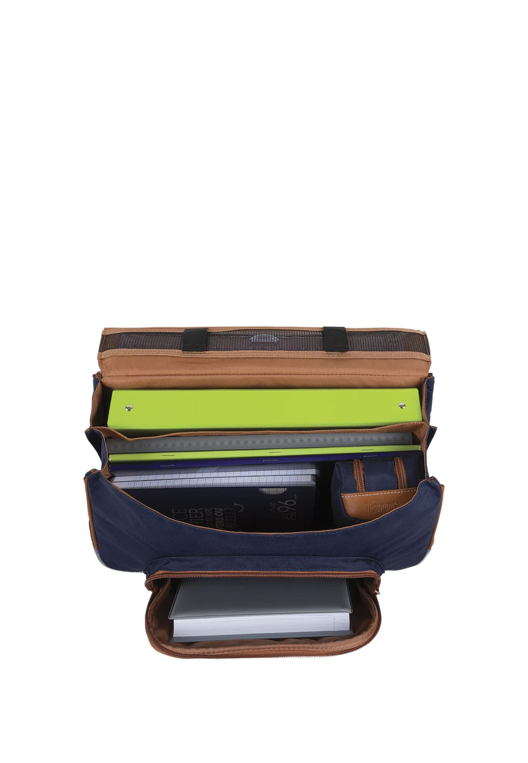 Tann's Cartable 38 cm poche gourde Mathys Gris