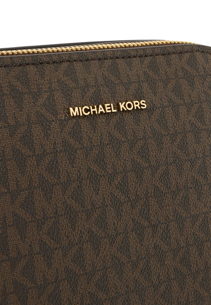 Michael Kors Sac Bandoulière Freddie Petit Dôme Marron