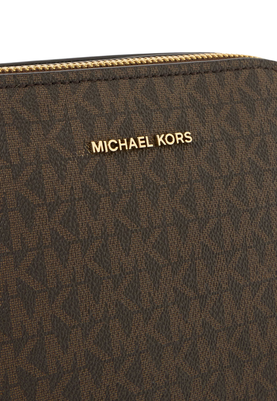 Michael Kors Sac Bandoulière Freddie Petit Dôme Marron