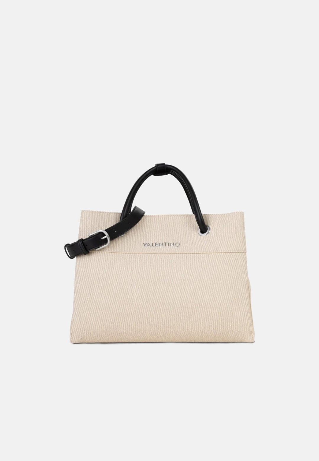 Valentino Borsa Shopper Alexia Summer Nero Donna Naturale/Nero