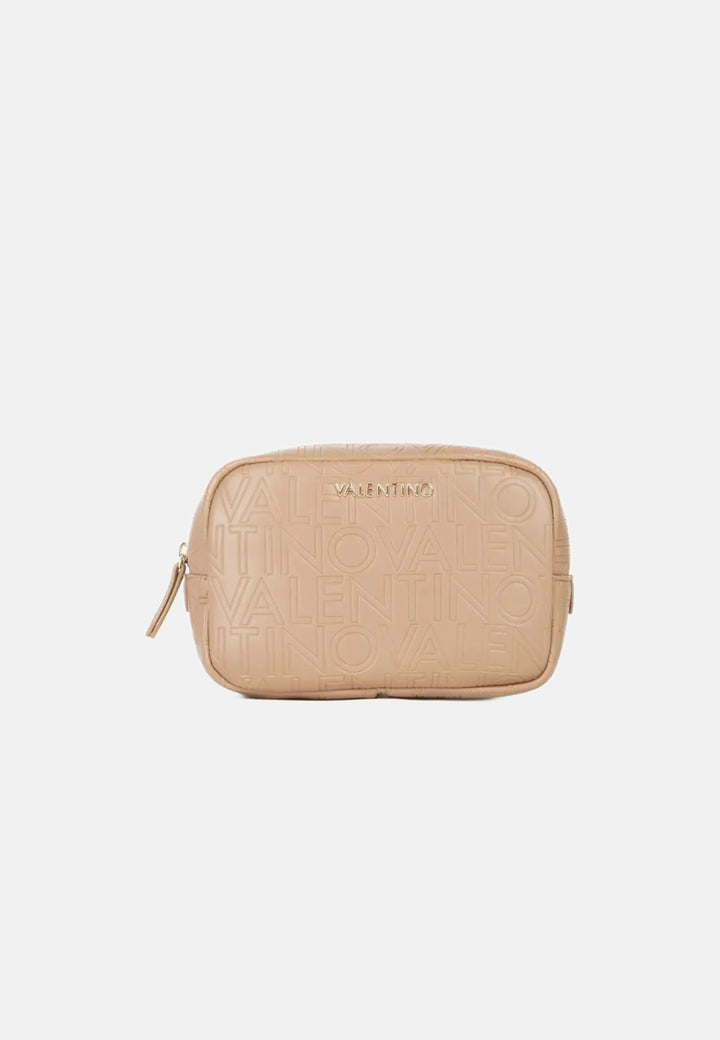 Valentino Pochette con zip Lio Re Beige
