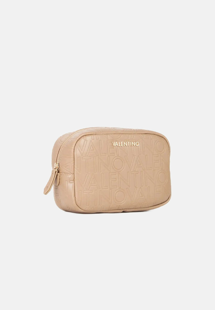 Valentino Pochette con zip Lio Re Beige