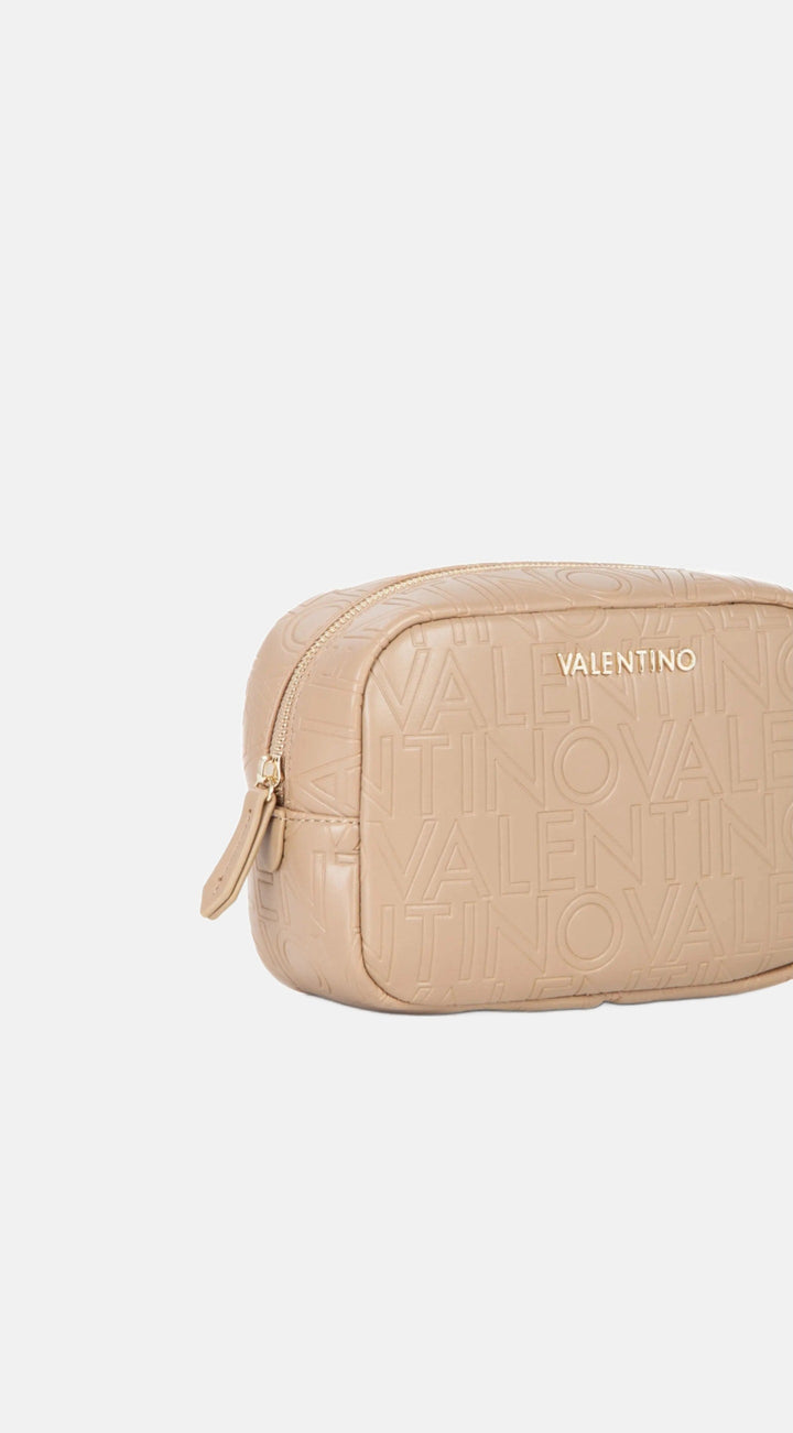 Valentino Pochette con zip Lio Re Beige