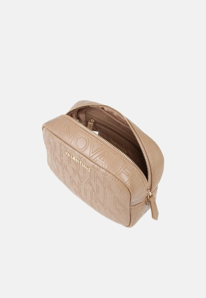 Valentino Pochette con zip Lio Re Beige