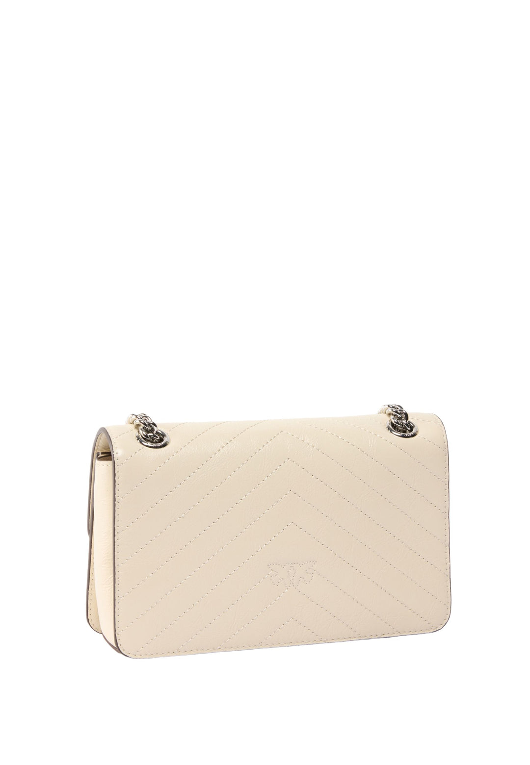 Pinko Bolsa Rabat Love One Light Mini Vitello Wr Branco A2JCZ14E