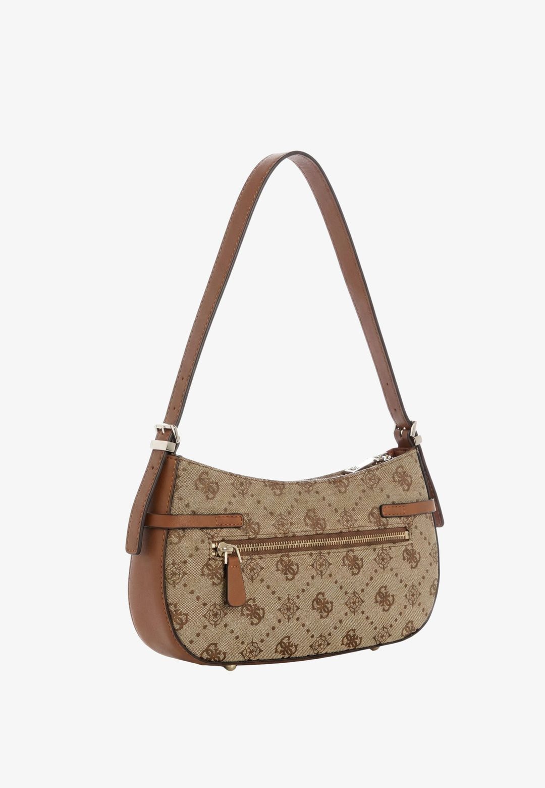 Guess Torba na ramię Melinda Logo Tri Com Latte Logo