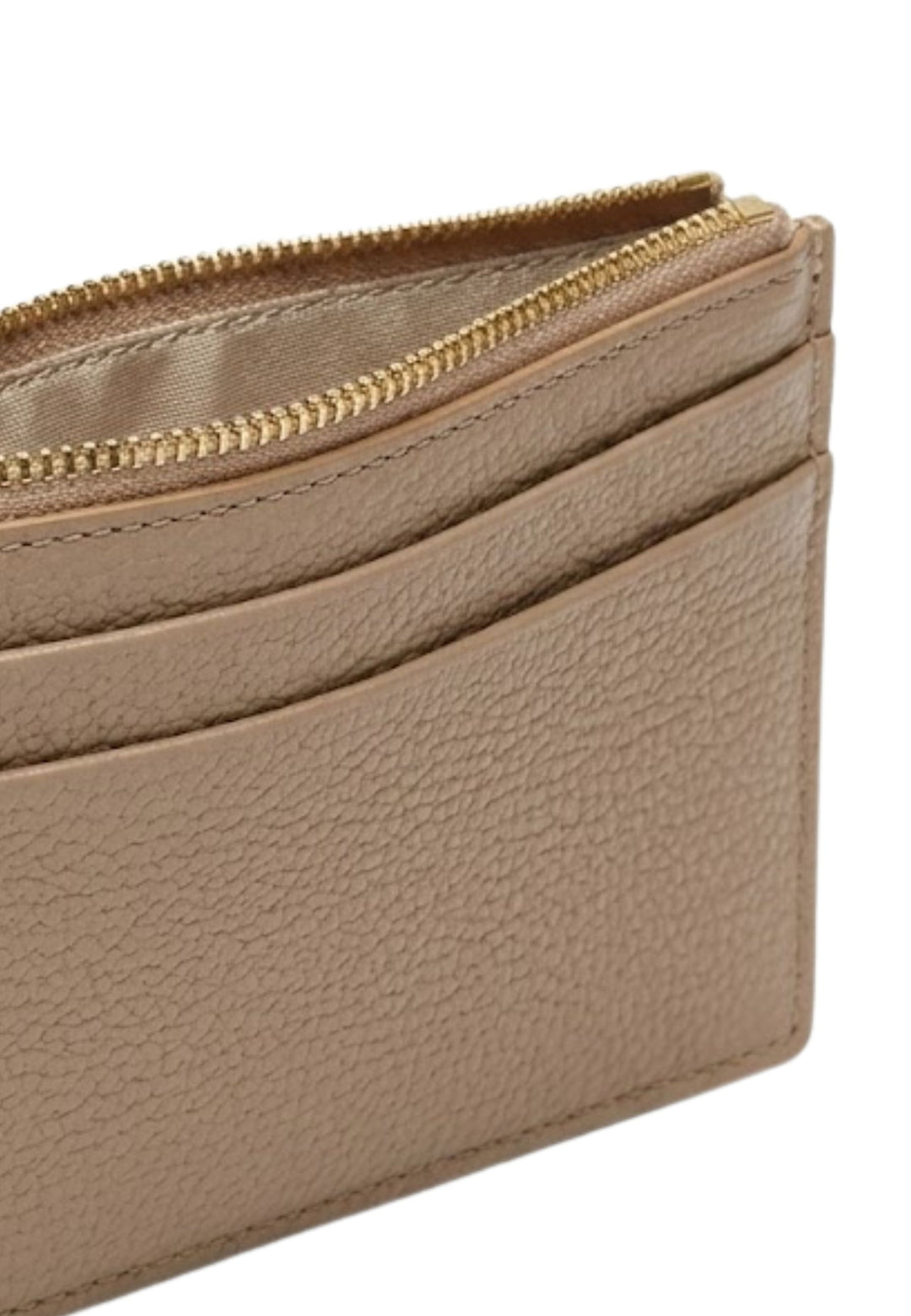 Lancaster Portacarte Con zip Dune Beige Scuro