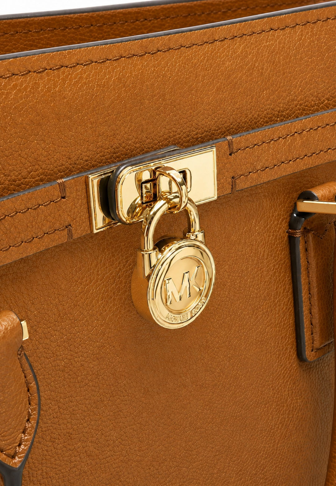 Michael Kors Hamilton Håndtaske i brunt læder