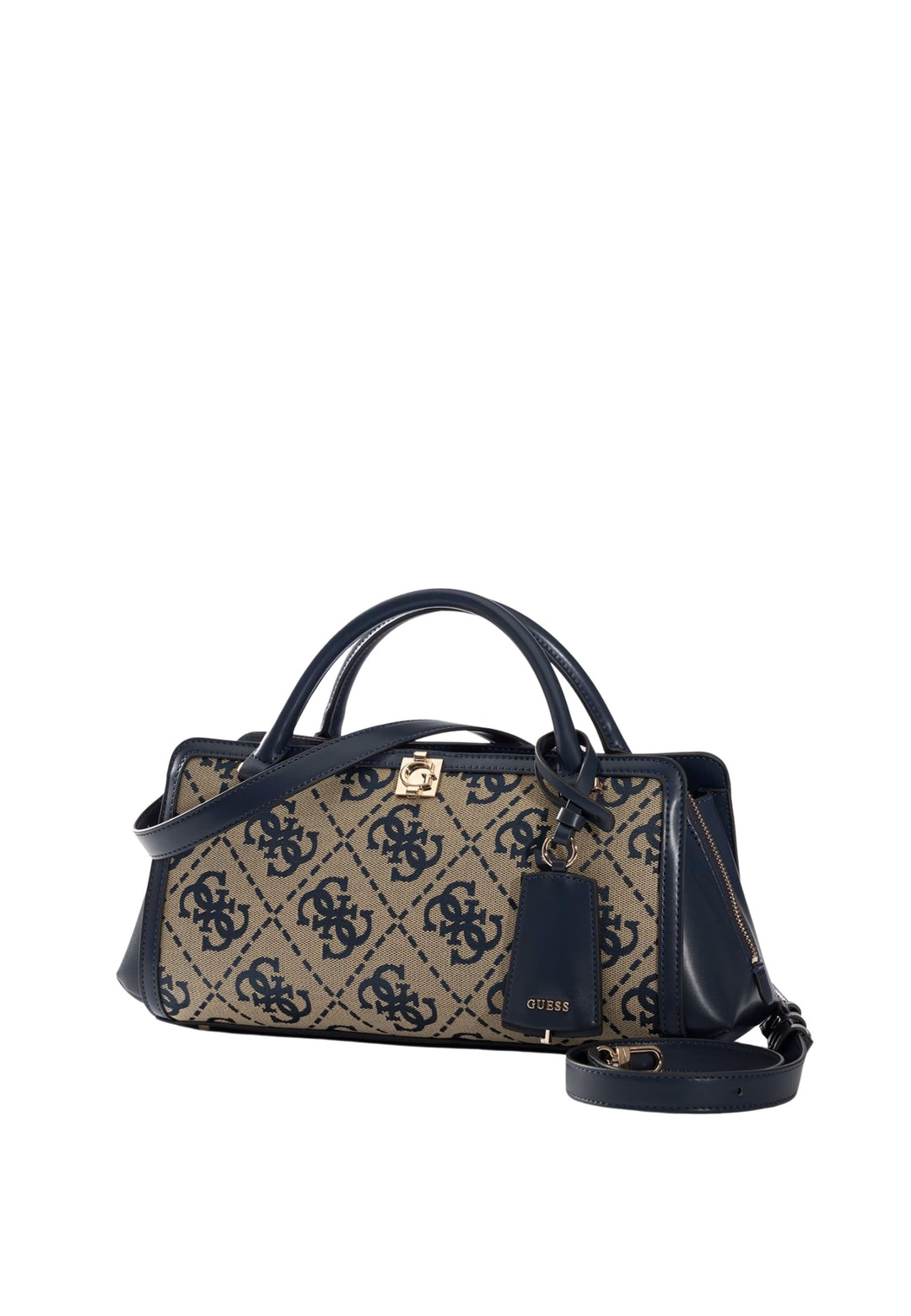 Guess Håndtaske Audrey Petit Monogramme Navy Logo