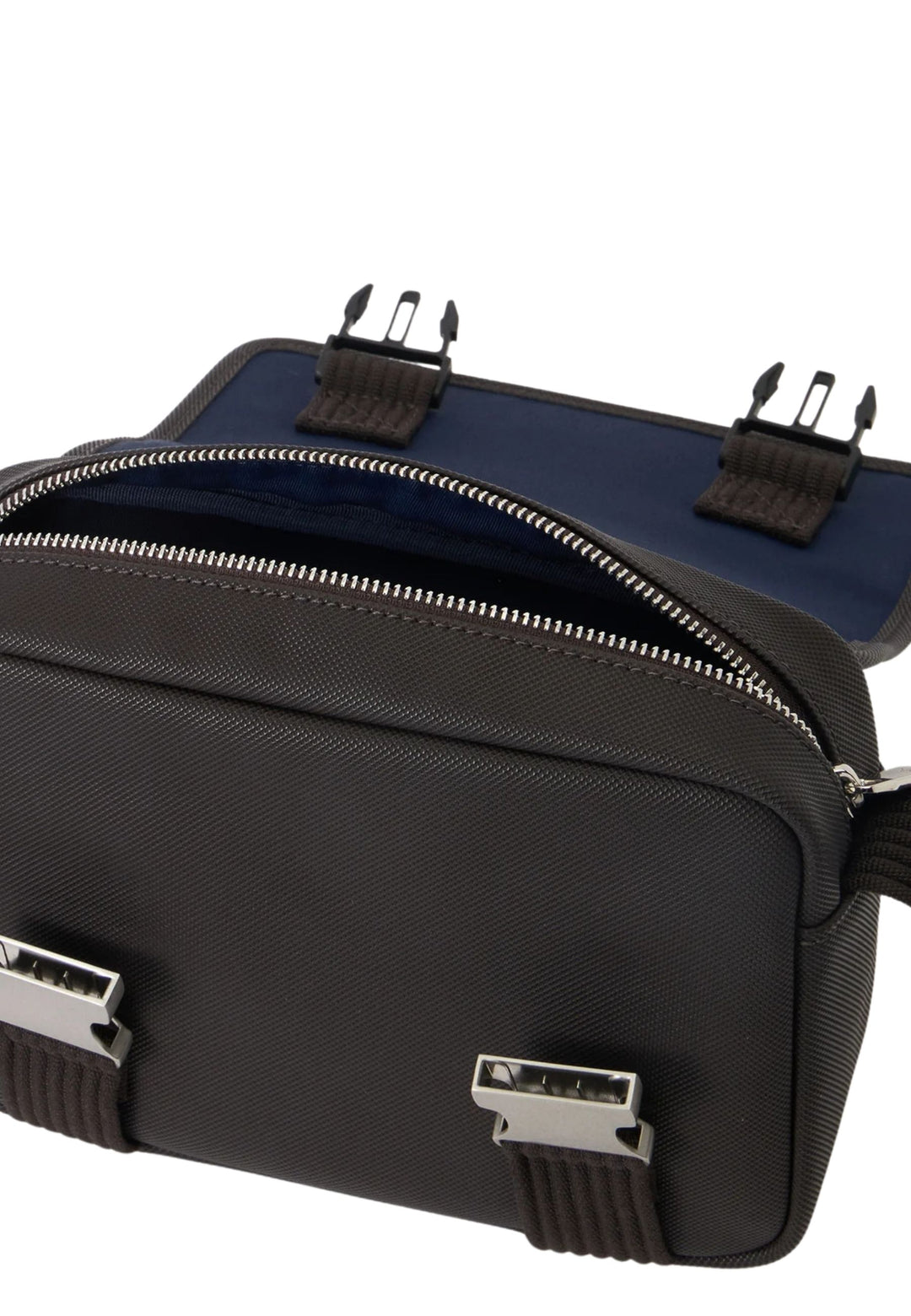 Satchel Bag Men's Classic Men Lacoste Dark Brown