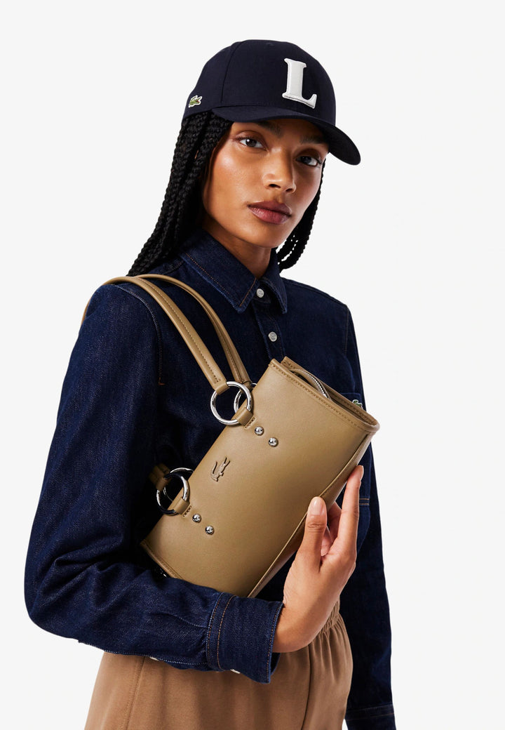 Lacoste Celys Brown Cookie Crossbody Bag