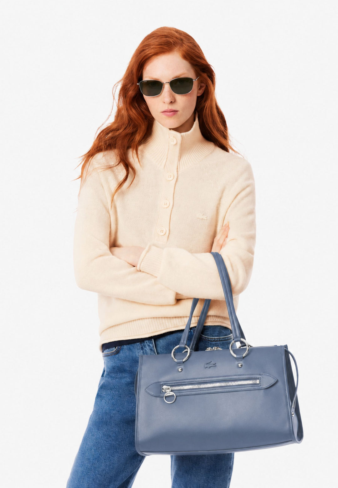 Lacoste Damen Handtasche Celys Blau Urban
