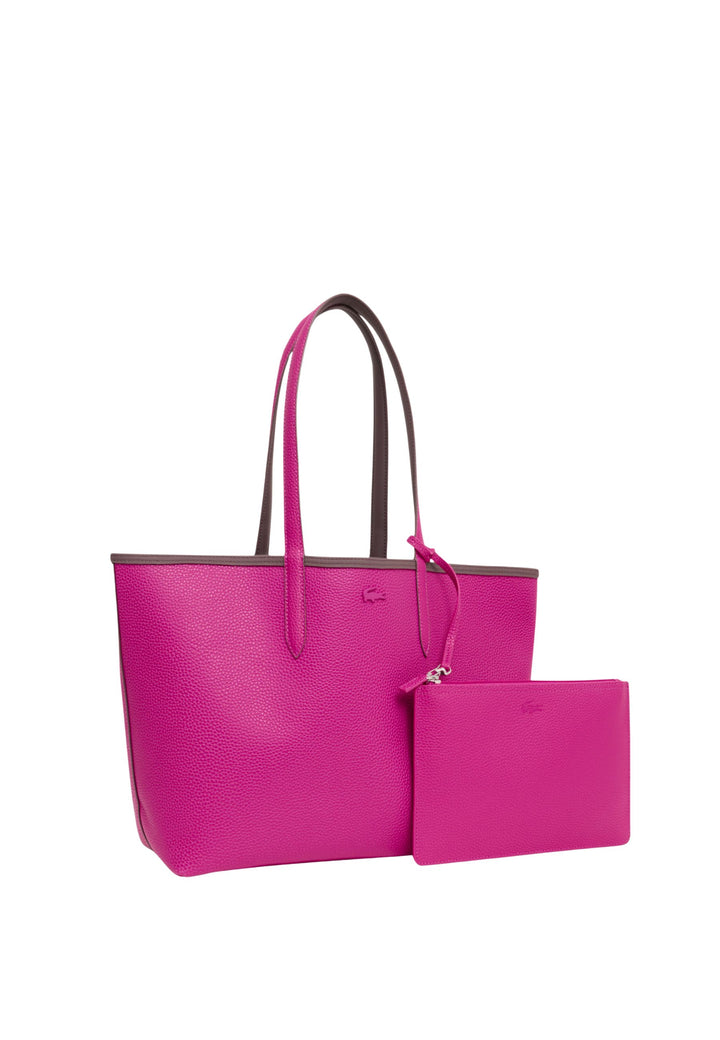 Mala Tote Anna Mulher Lacoste Oxalis Rubine