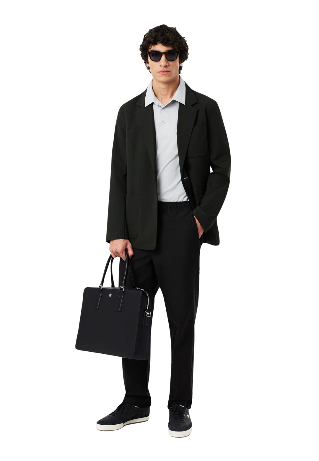 Lacoste Sac ordinateur Langon Noir