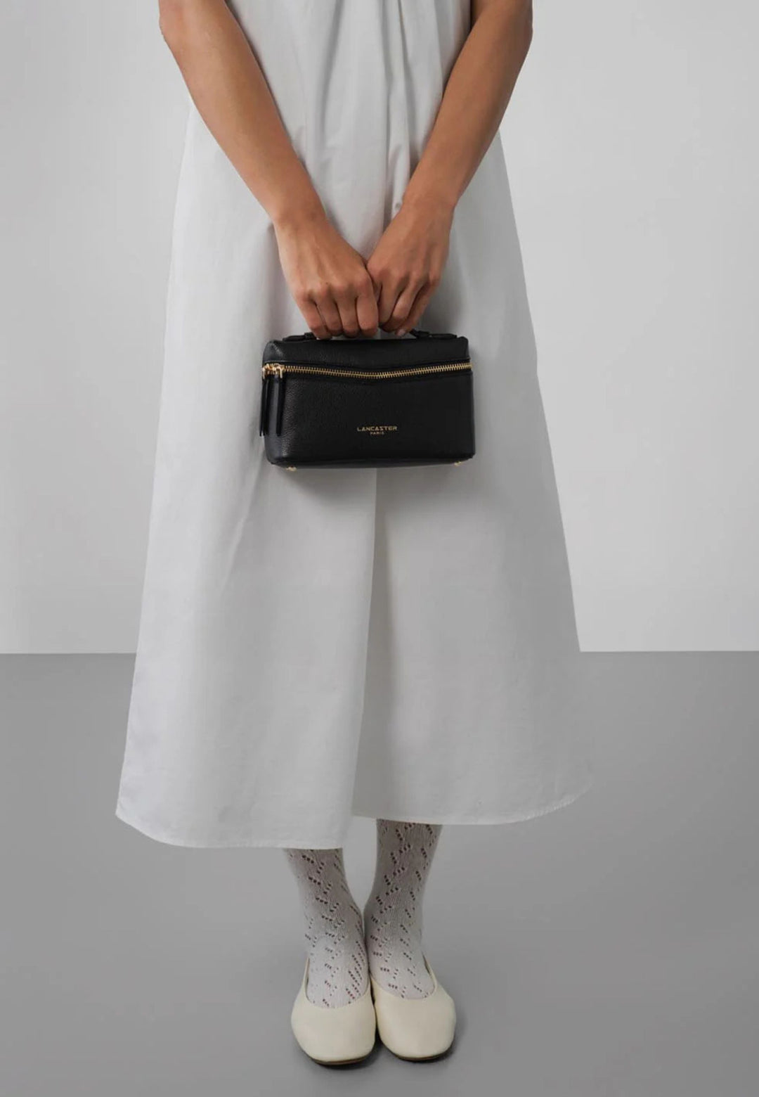 Lancaster Sac boite Zippé S Milano Trésor Noir