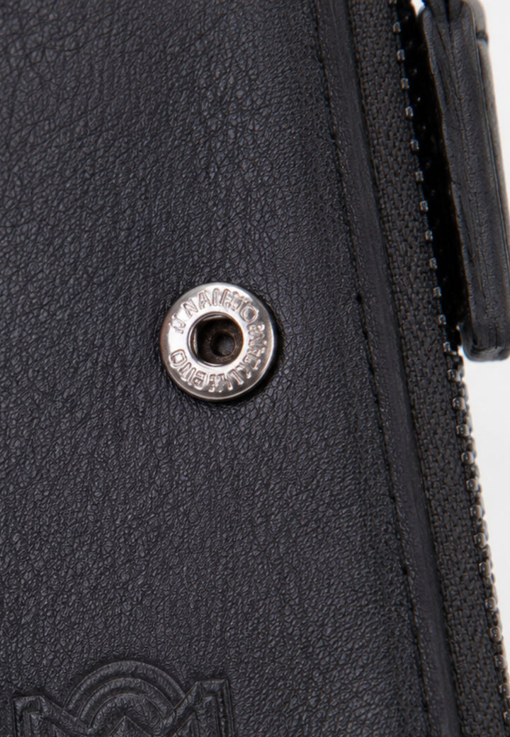 Valentino Portefeuille Mandrin Noir Homme Nero