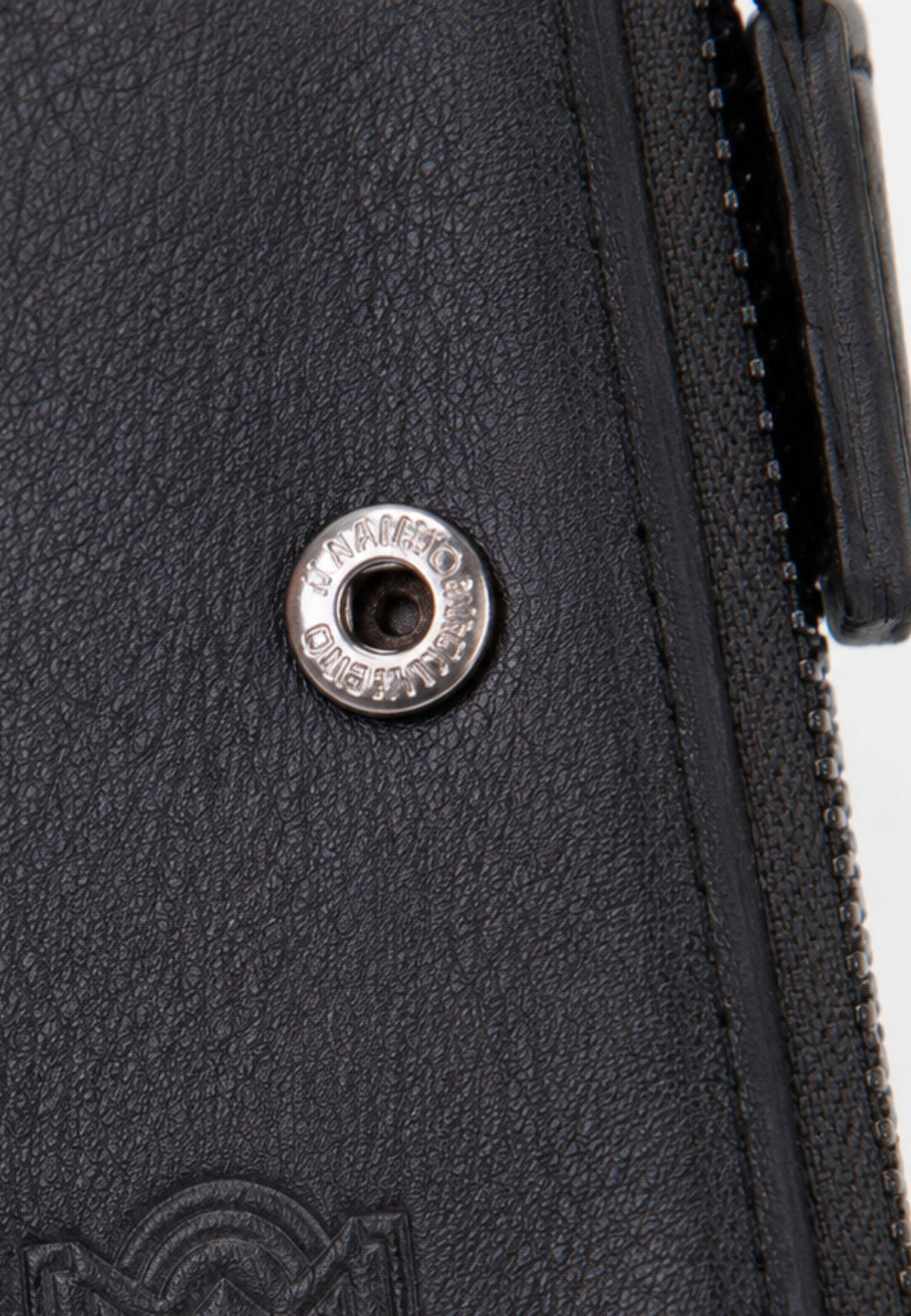 Valentino Portefeuille Mandrin Noir Homme Nero