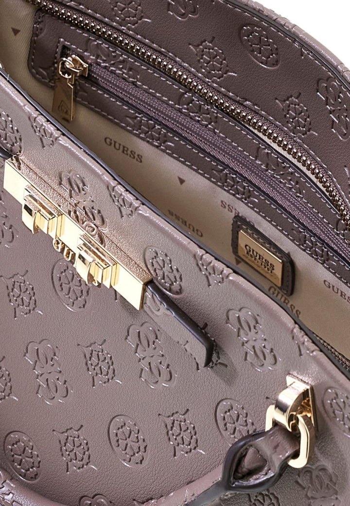 Guess Bolso de mano Carmella 3 Compartiments Topacio Logo