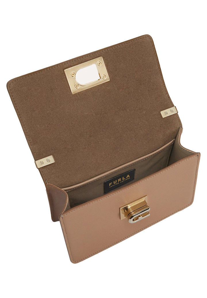 Furla Umhängetasche Mini 1927 Leder Grau
