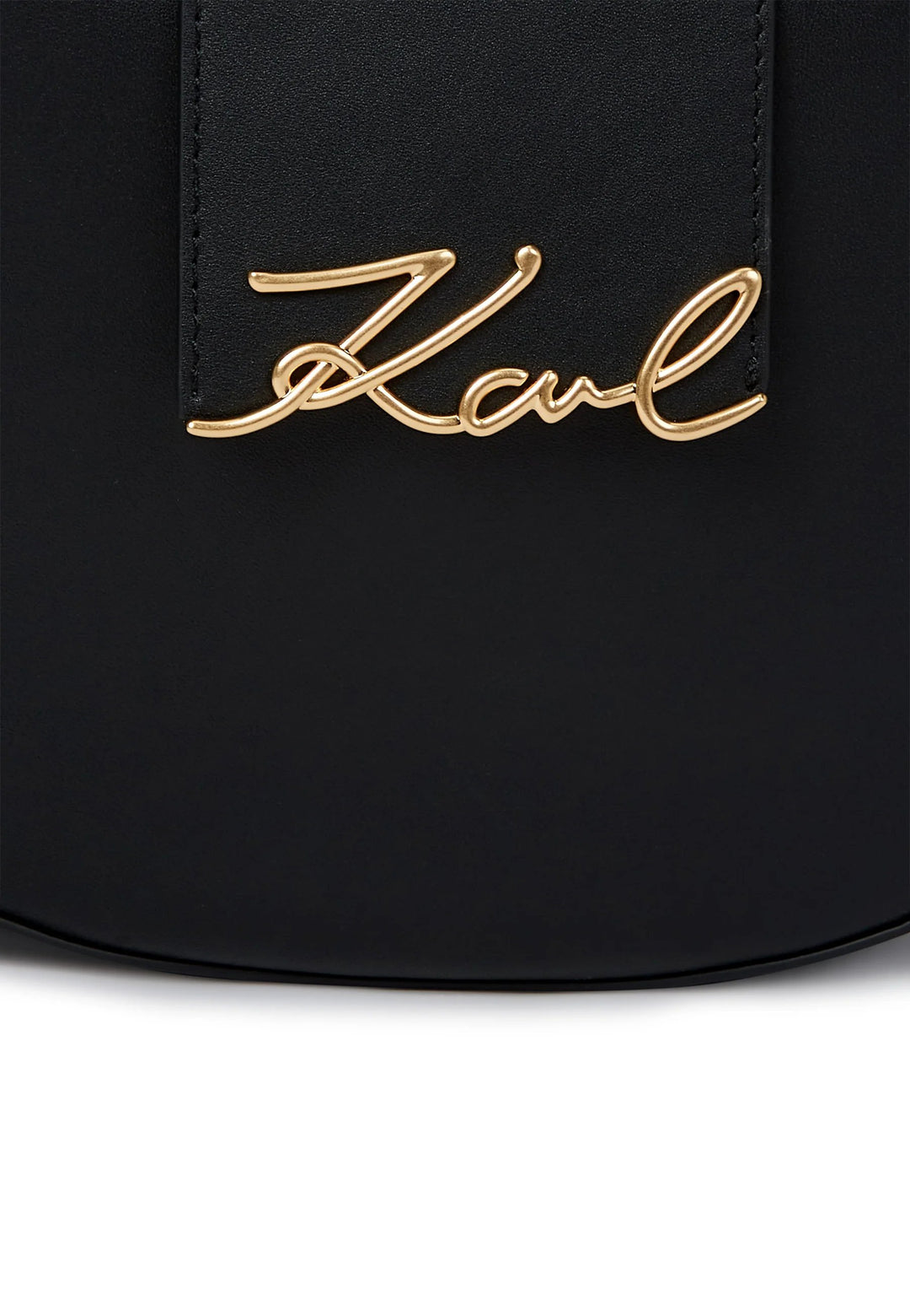 Mala de ombro Karl Lagerfeld K/Signature Preto/Dourado