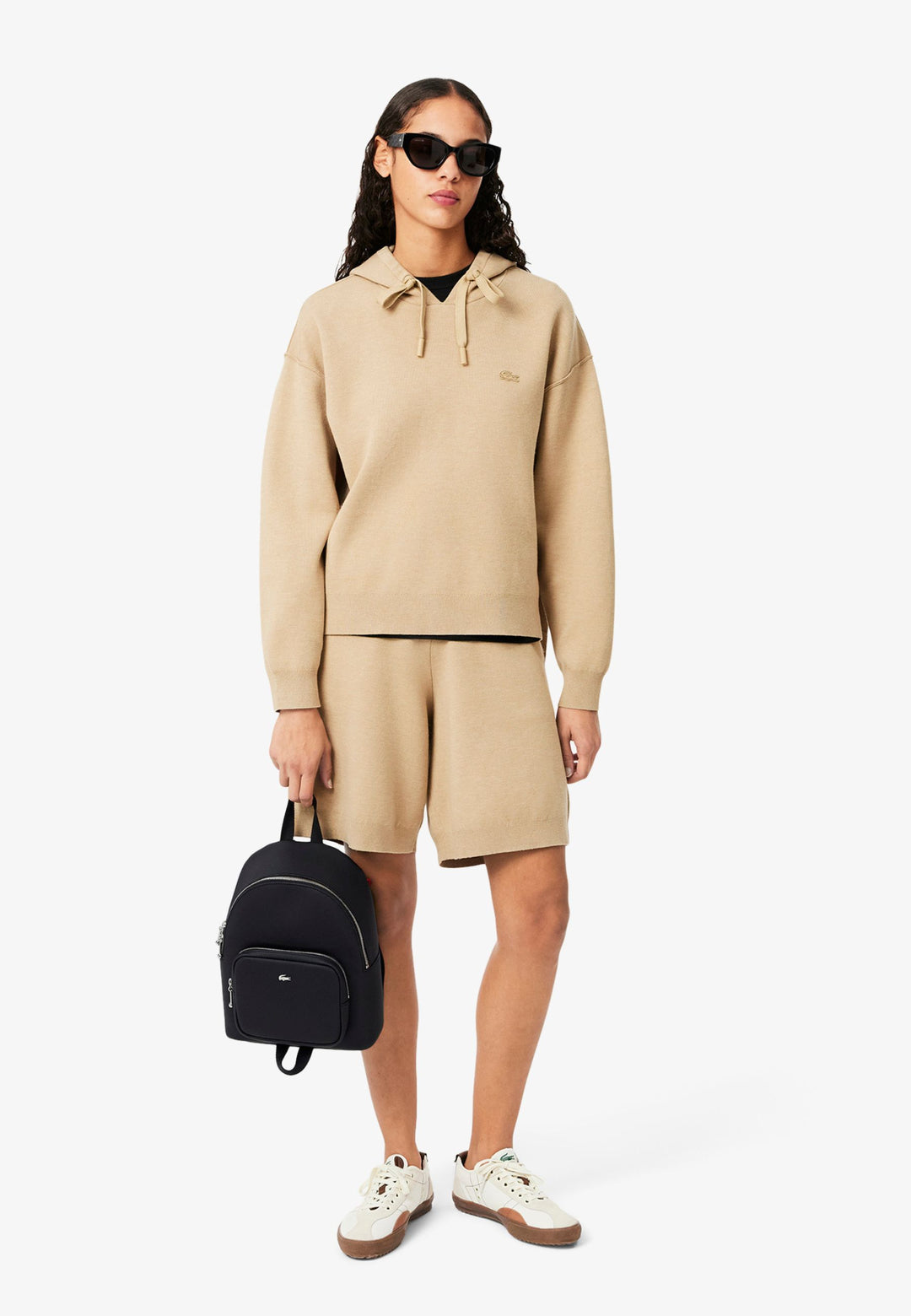 Lacoste Zaino Donna Daily City Nero