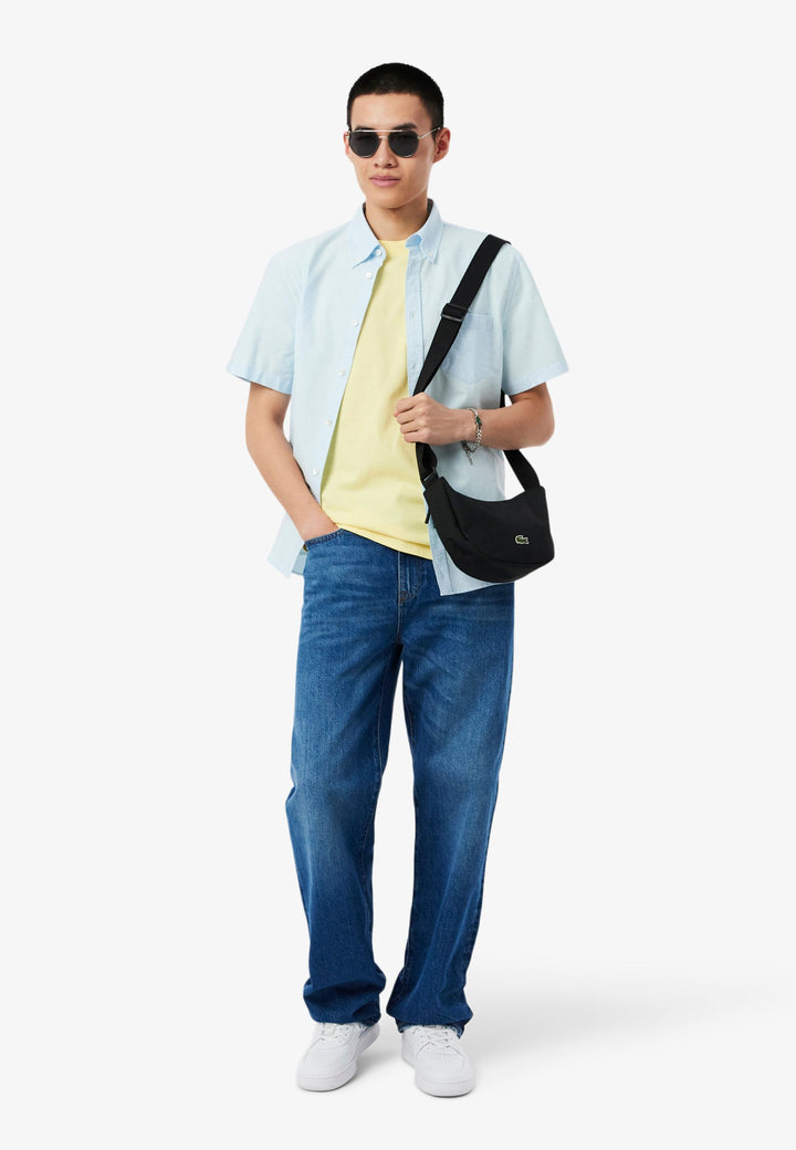 Lacoste Borsa a mezzaluna Neocroc Nero