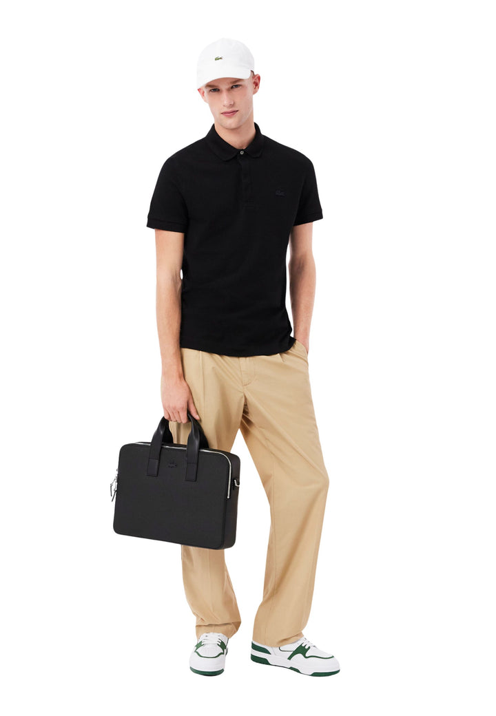 Lacoste Laptoptaske Chantaco i Læder NH2921CE Sort