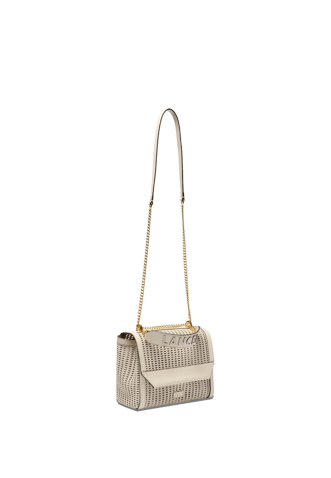 Lancel Borsa con patta M Ninon Animation Ajouree Neige Donna