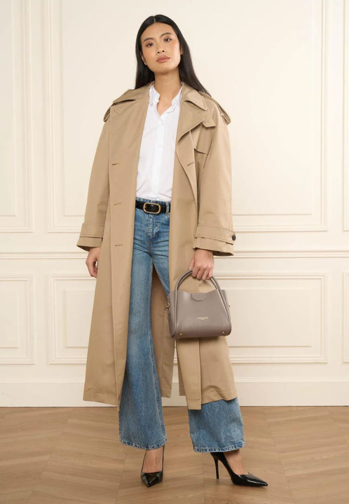 Lancaster Borsa a mano con patta S Ida Double Galet - In - Oro