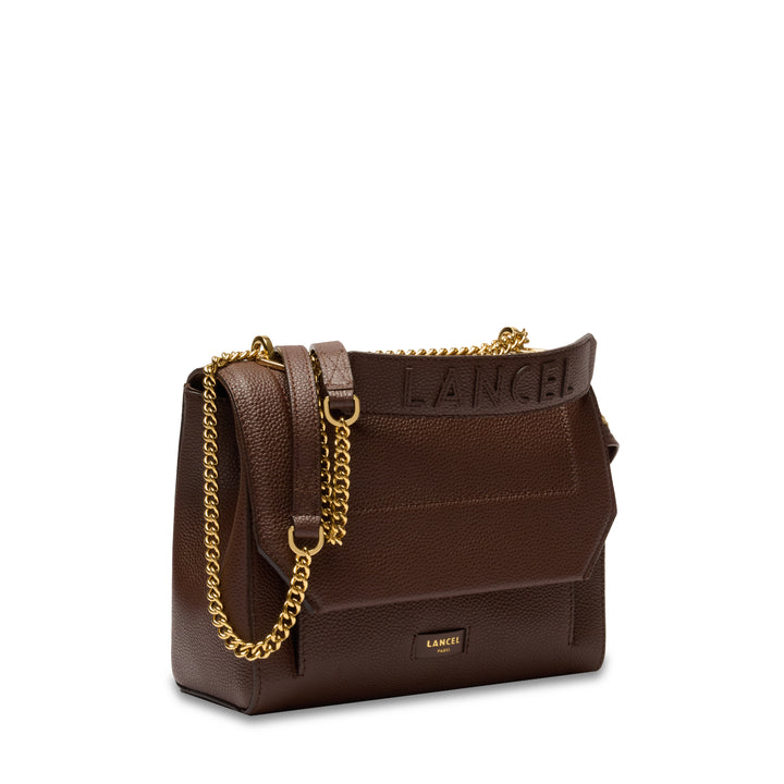 Lancel Ninon M Klapptasche Noix De Coco Damen