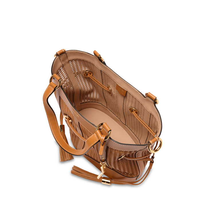 Lancel Sacs à main M Pf Animation Ajouree Camel Femme