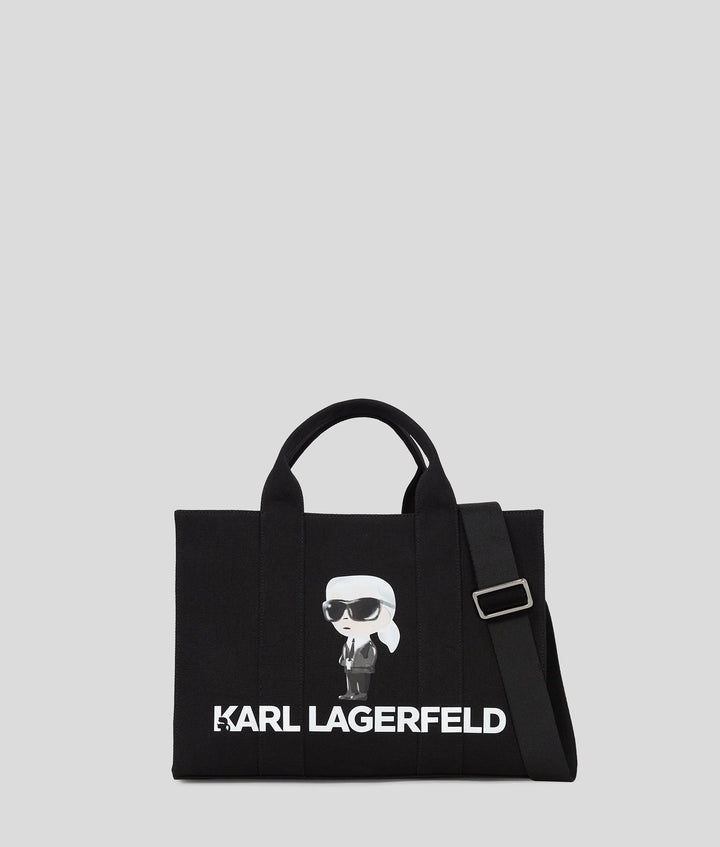 Karl Lagerfeld Borsa Tote Ikon Aquarelle Quadrata Nera