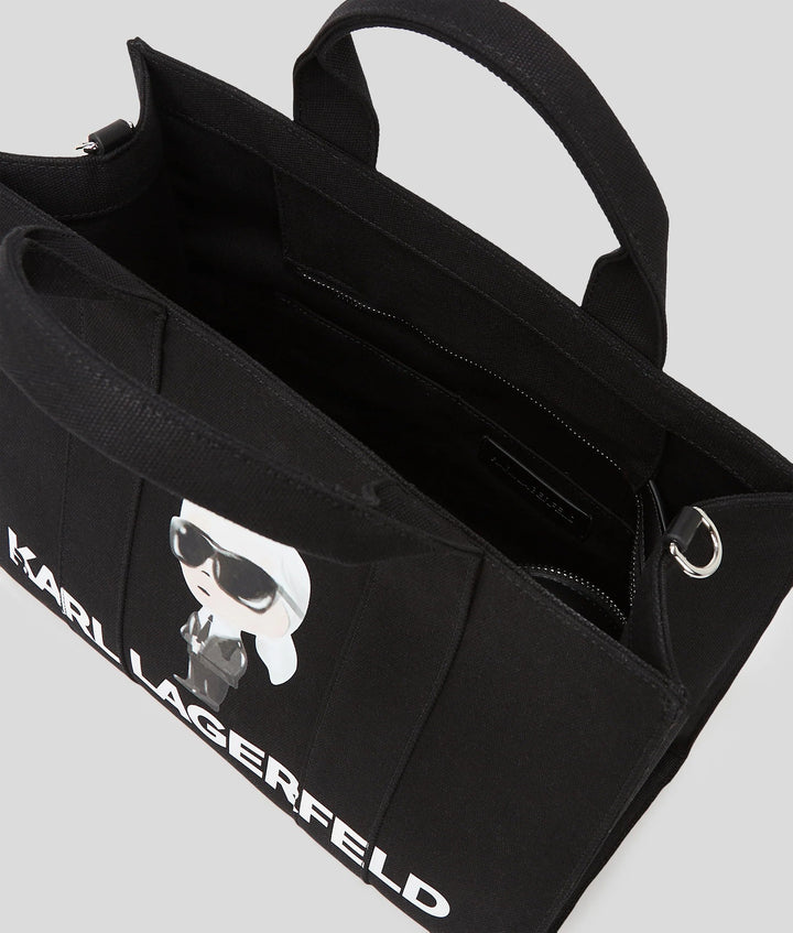 Karl Lagerfeld Borsa Tote Ikon Aquarelle Quadrata Nera
