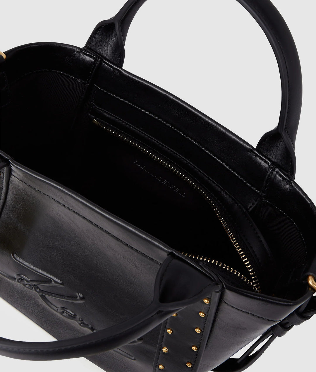 Karl Lagerfeld K/Ville lille tote bag med nitter