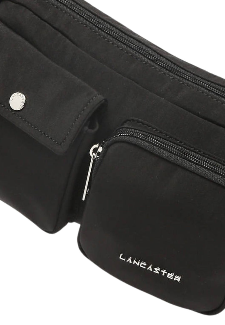 Lancaster Borsa a tracolla con zip Basic Pocket Nero