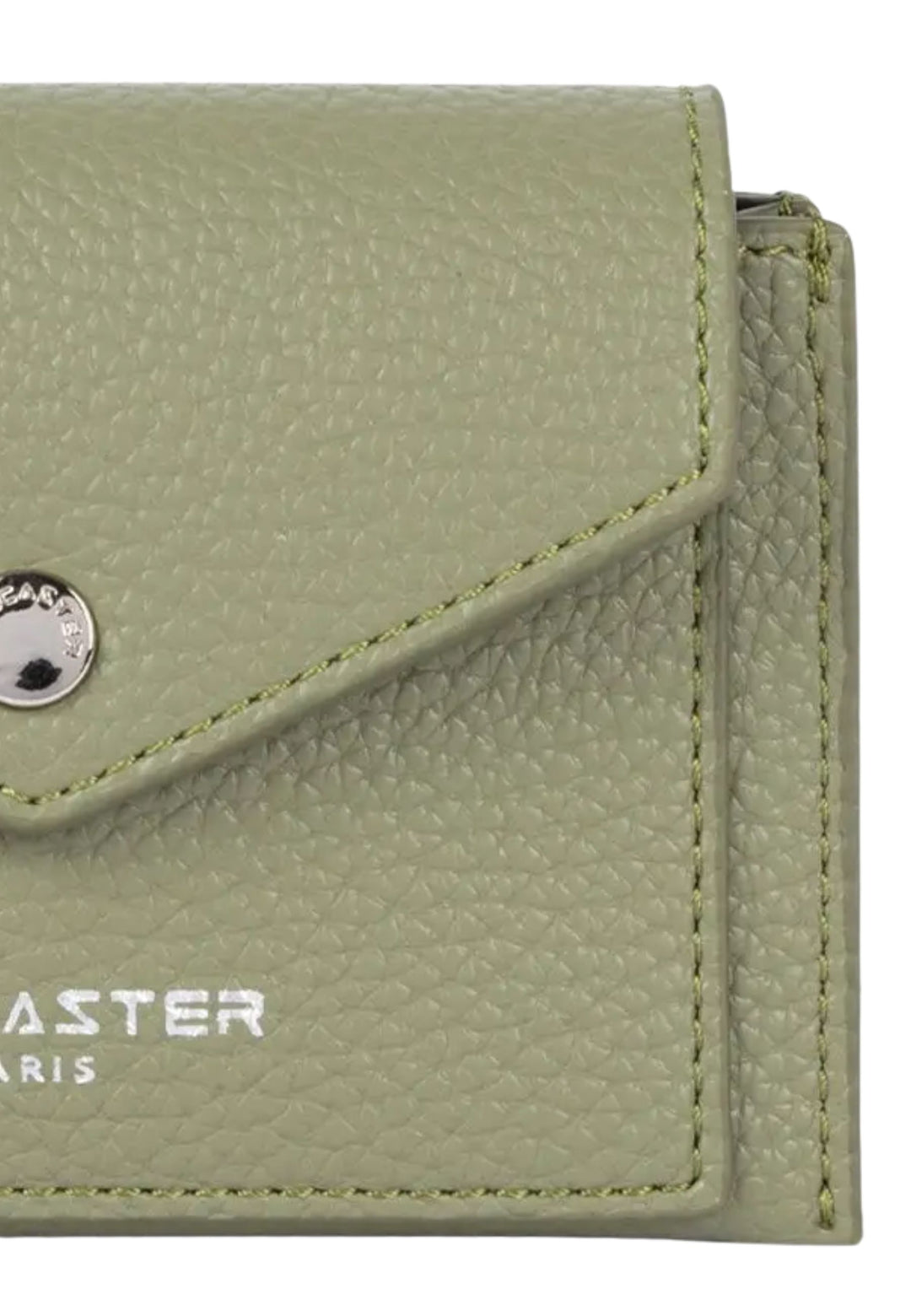 Lancaster Zippered Card Holder Maya Double KBA Olive