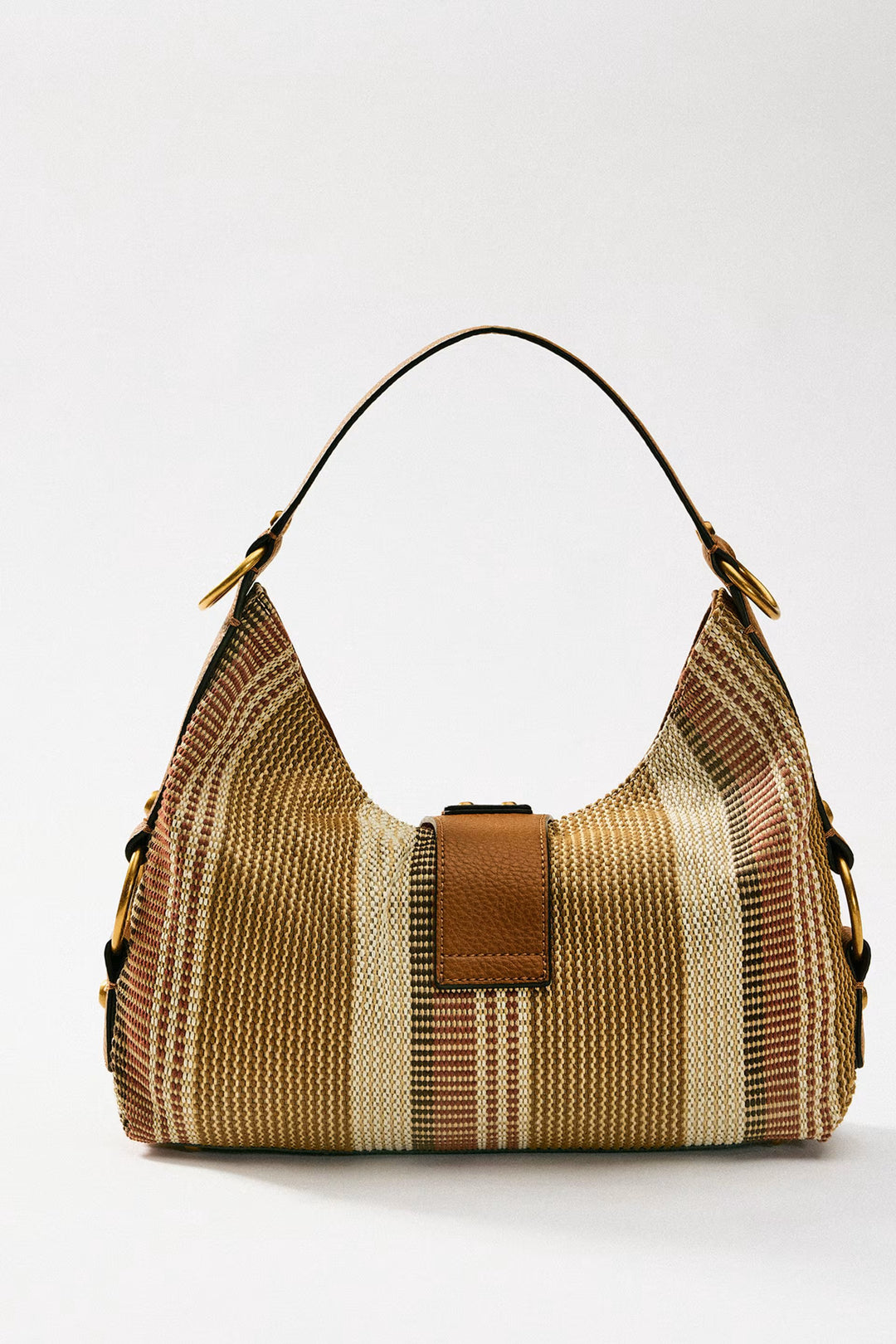 Guess Skuldertaske Camden Shoulder Bag Cognac Multi AB930818