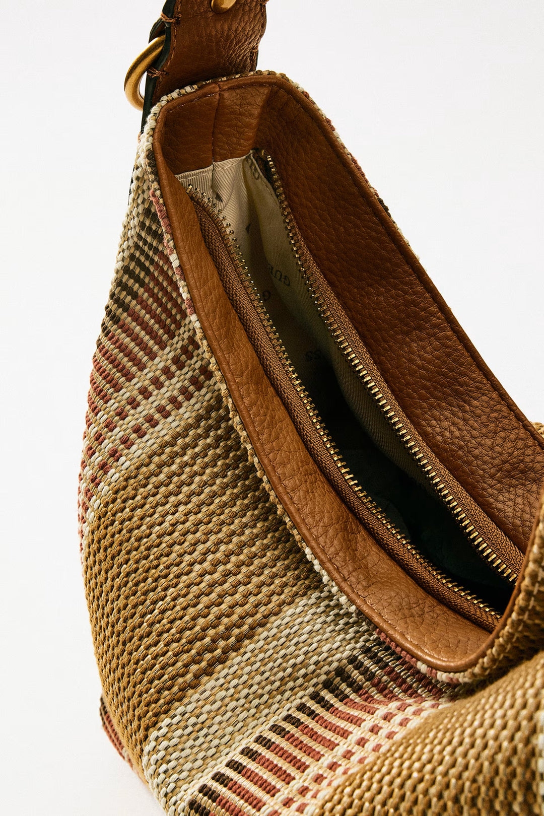 Guess Skuldertaske Camden Shoulder Bag Cognac Multi AB930818