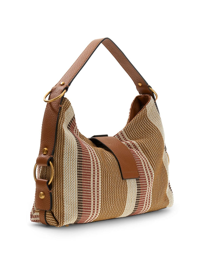 Guess Skuldertaske Camden Shoulder Bag Cognac Multi AB930818
