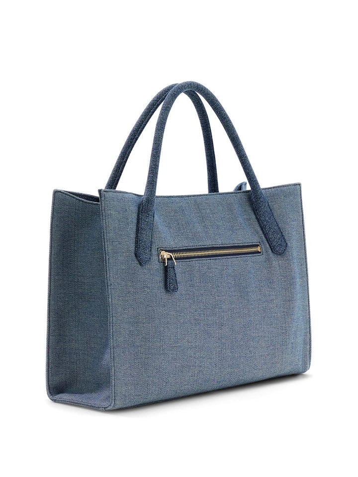 Guess Cabas Jodi Tote Denim Multi