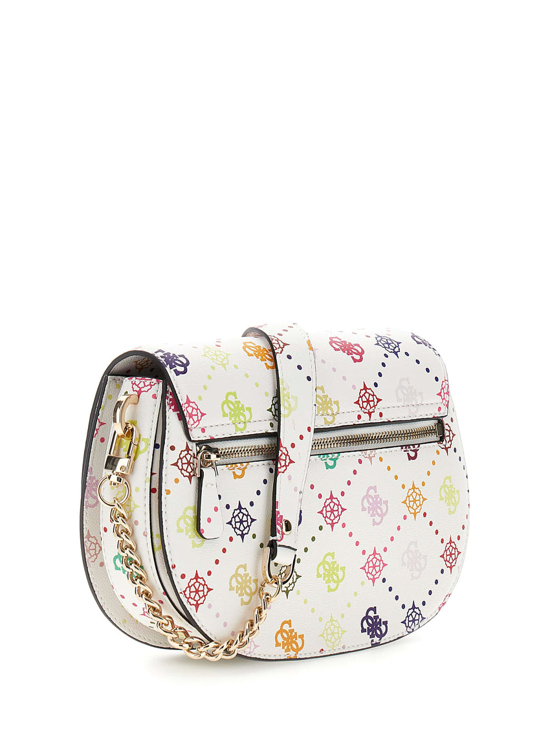 Guess Skuldertaske Emelie Logo Top Zip Multi Logo GM992820