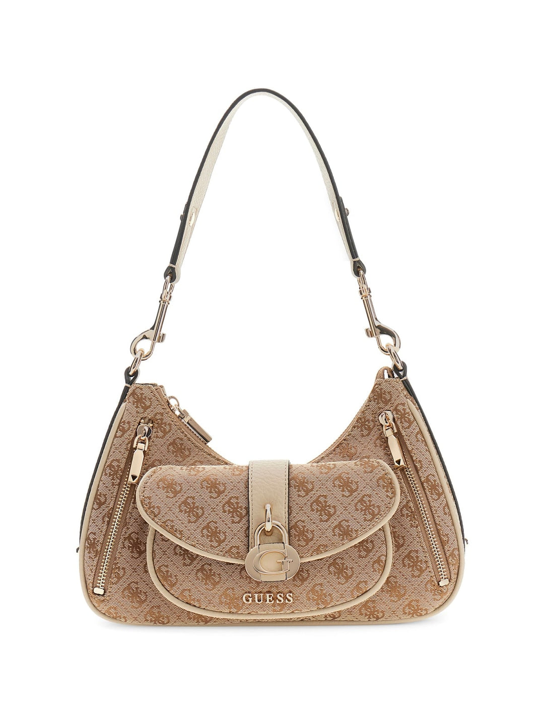 Guess Sac Bandoulière Jessa Girlfriend Sat Latte Logo