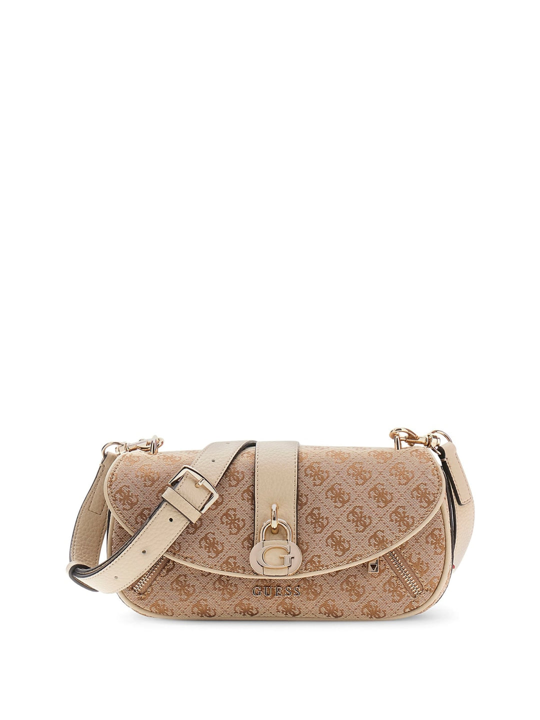 Guess Sac Bandoulière Jessa Girlfriend Sat Latte Logo